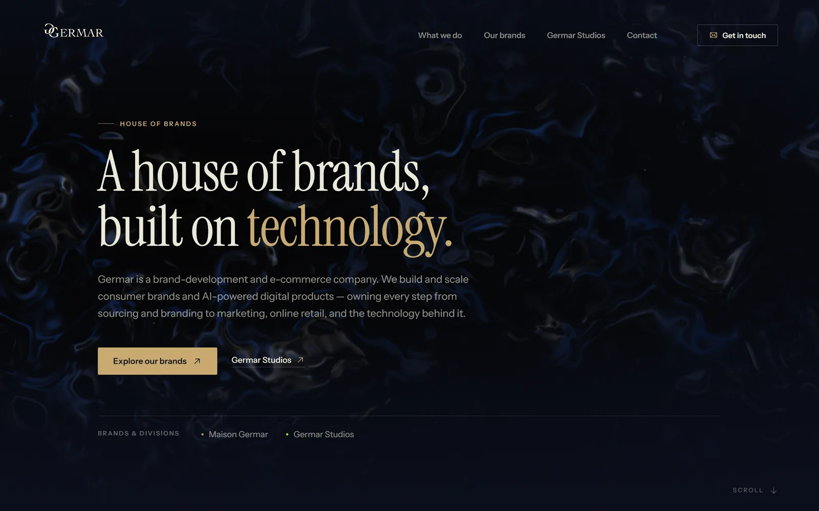 Germar Egypt — the brand's live site