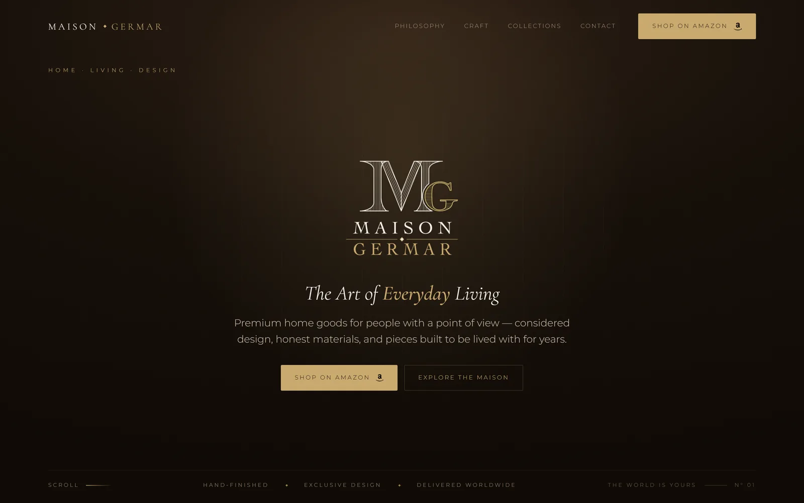 Maison Germar — the brand's live site